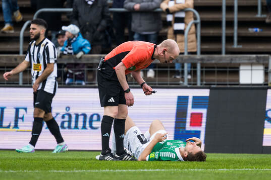 Domare Per Melin och Brages Jacob Stensson