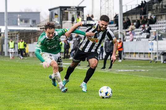 Brages Cesar Weilid och Landskronas Edi Sylisufaj