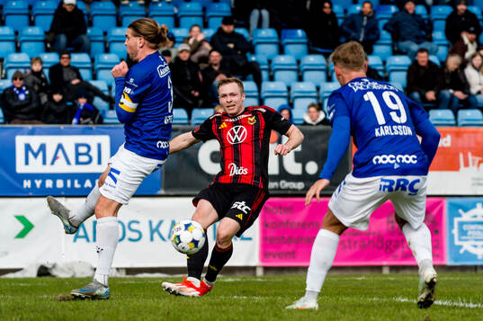 Östersunds James Joseph Kirby och Trelleborgs Charlie