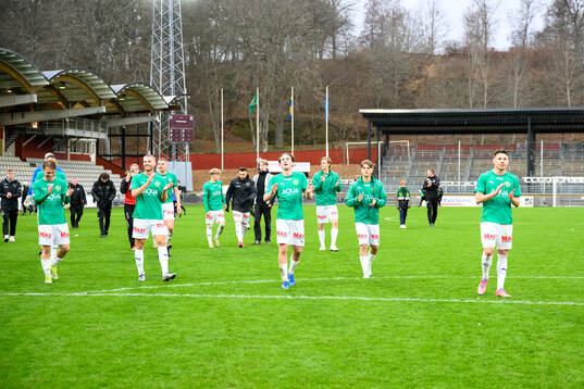 Jönköpings Södras spelare jublar