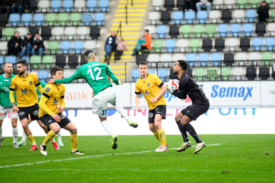 Lunds BKs målvakt Lamin Sarr 