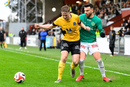 Lunds BKs Jesper Strid och Jönköpings Södras Dzenis