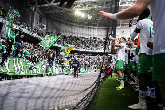 Hammarbys Jusef Erabi jublar