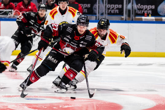 Malmö Redhawks Henrik Haapala och Brynäs Johan Larsson