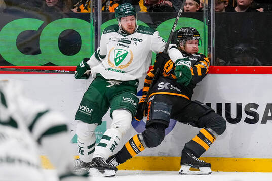 Färjestads Marcus Westfält och Skellefteås Måns