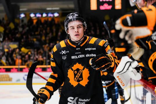 Skellefteås Axel Sandin Pellikka jublar