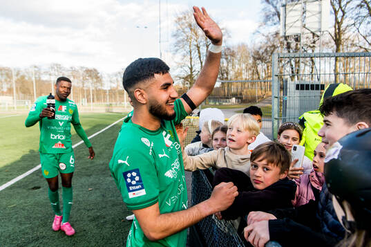 BK Olympics Amir Ayari jublar