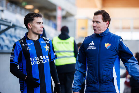 Sirius Leo Walta och Djurgårdens assisterande tränare