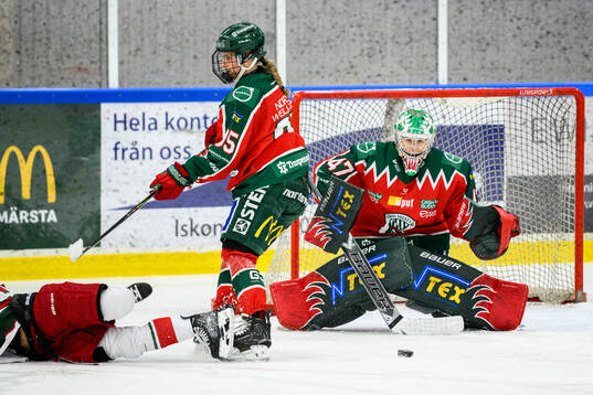 Frölundas målvakt Maja Helge