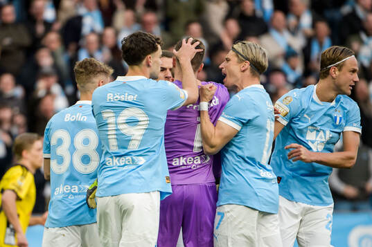 Malmö FFs Ricardo Schuck Friedrich jublar