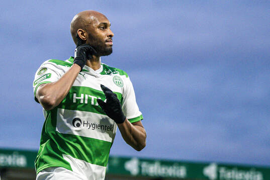 Västerås Jabir Abdihakim Ali jublar efter 1-1