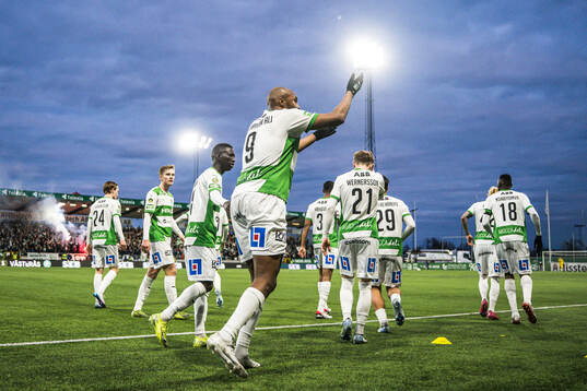 Västerås Jabir Abdihakim Ali jublar efter 1-1