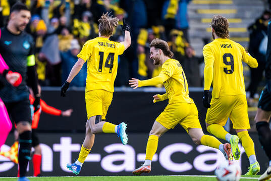 Ulrik Saltnes of Bodø/Glimt celebrates