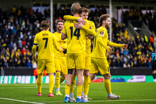 Ulrik Saltnes of Bodø/Glimt celebrates