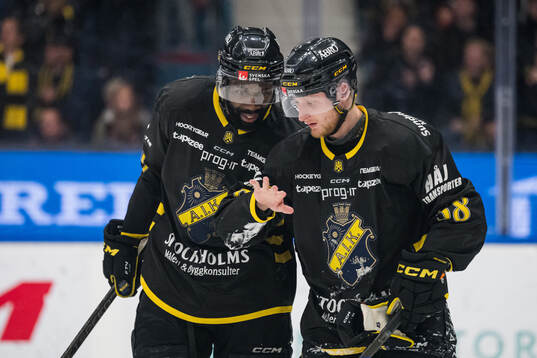 AIKs Daniel Muzito Bagenda och Oskar Magnusson