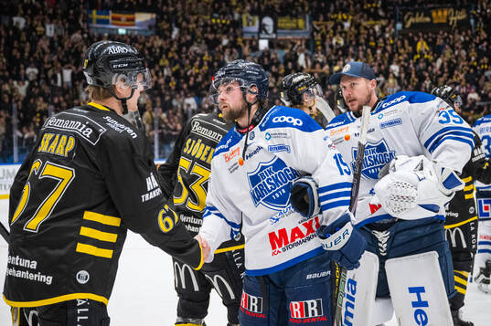 AIKs Axel Skarp och Karlskogas Gustaf Thorell