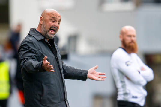 Utsiktens tränare Bosko Orovic agerar