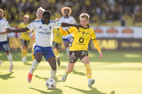 IFK Norrköpings Kojo Peprah Oppong och Elfsborgs Ari