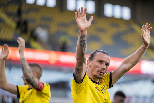 Elfsborgs Niklas Hult jublar