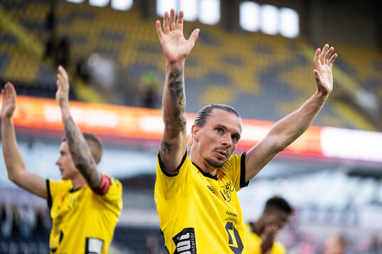 Elfsborgs Niklas Hult jublar