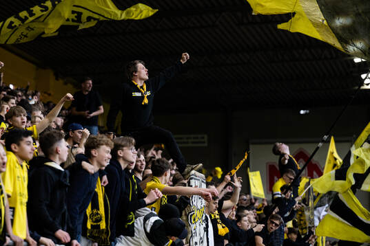 Elfsborgs supportrar på läktaren