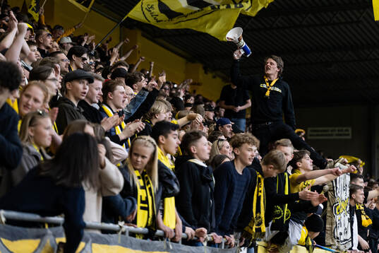 Elfsborgs supportrar på läktaren