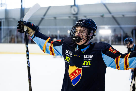 Djurgårdens Marcus Nordmark jublar