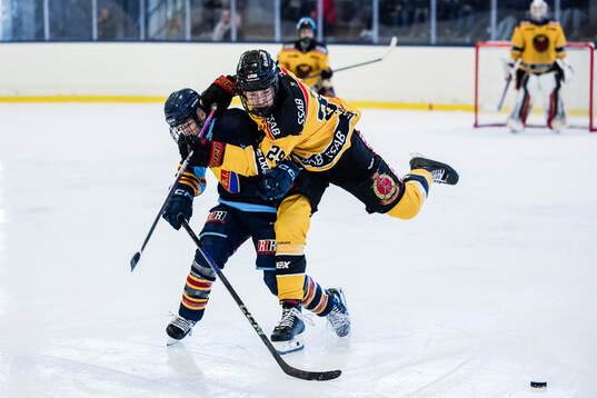 Djurgårdens Viktor Hedlund och Luleås William Håkansson