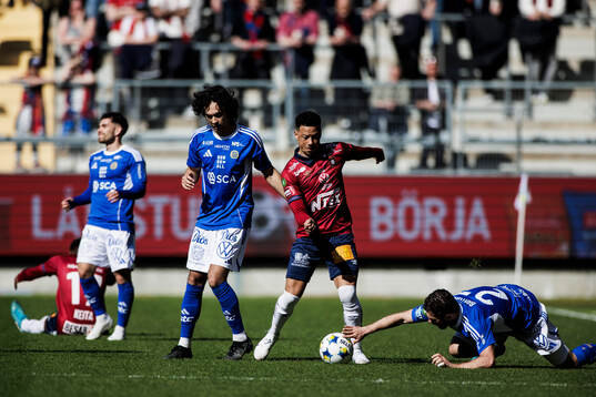 GIF Sundsvalls Monir Jelassi och Amaro Bahtijar och