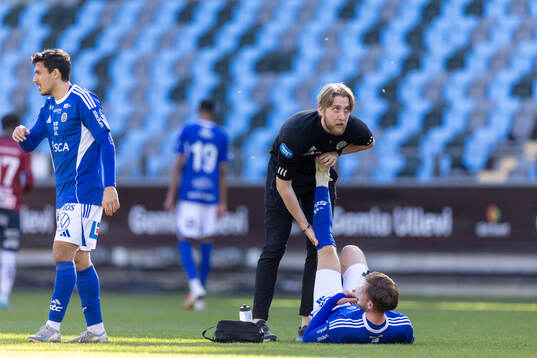 GIF Sundsvalls Ludvig Svanberg får kramp