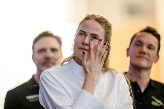 Former swimmer Michelle Coleman is celebrated