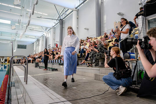 Former swimmer Michelle Coleman is celebrated