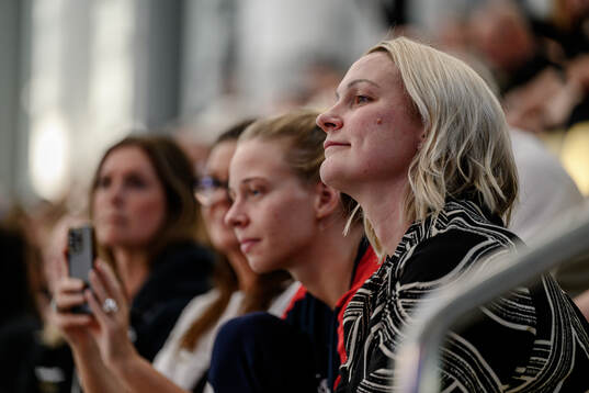 Sarah Sjöström in the stands
