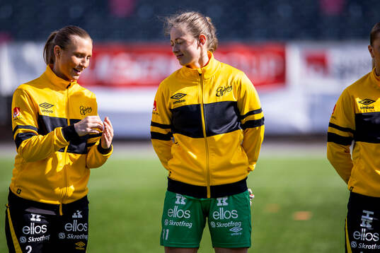 Elfsborgs målvakt Marlen Katharina Kelm innan