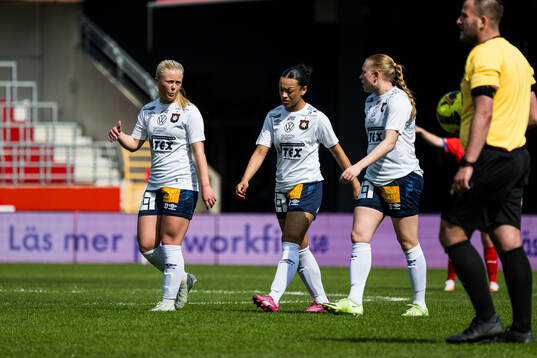 Örgrytes Isabella Nedrén, Ashley Hellström och Emma Thölin