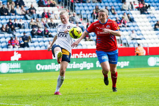 Örgrytes Moa Björestam och Helsingborgs Kajsa Arthursson
