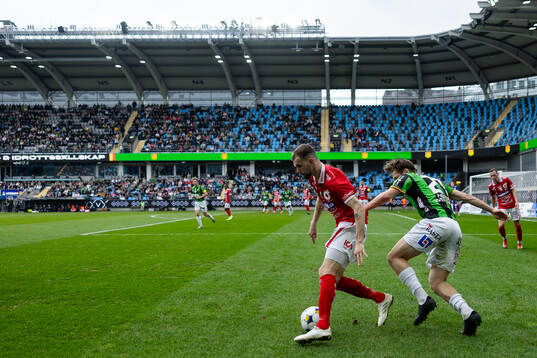 Degerfors Sebastian Ohlsson och GAIS Axel Henriksson