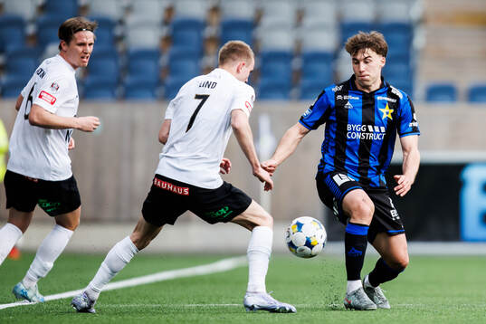 Brommapojkarnas Victor Lind och Sirius Bogdan Milovanov