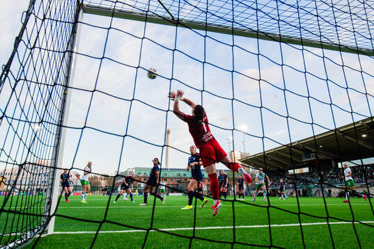 Rosengårds målvakt Eartha Cumings