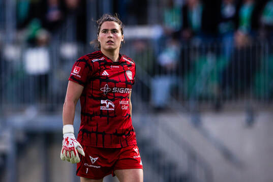 Rosengårds målvakt Eartha Cumings