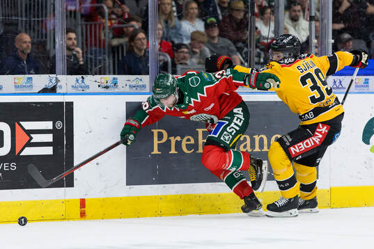 Frölundas Mikael Ruohomaa och Luleås Pontus Själin