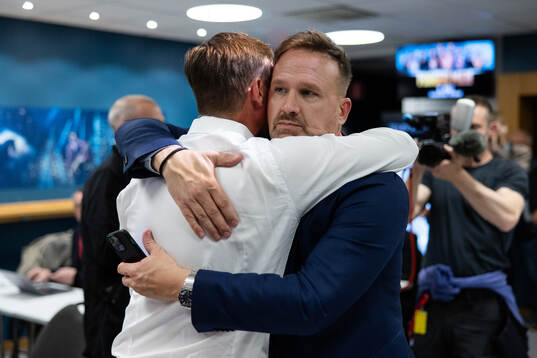 Frölundas tränare Roger Rönnberg och Göteborgs-Postens