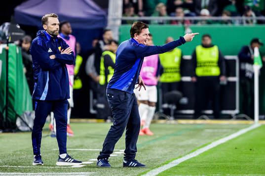 Head coach Jani Honkavaara and assistant coach Christer