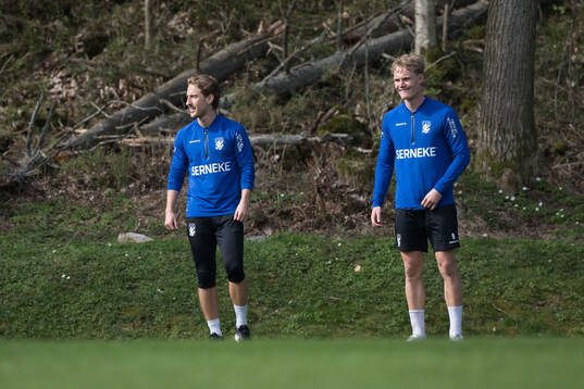 Arbnor Mucolli och Max Fenger