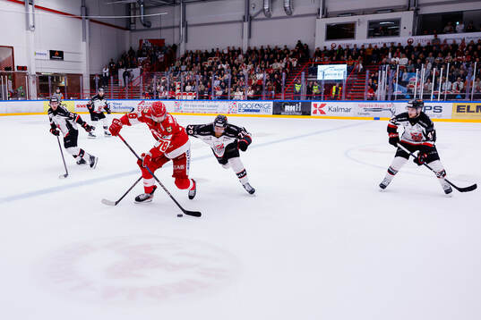 Hudiksvalls Gabriel Kangas, Henrik Olsén, Arvid Sundin och