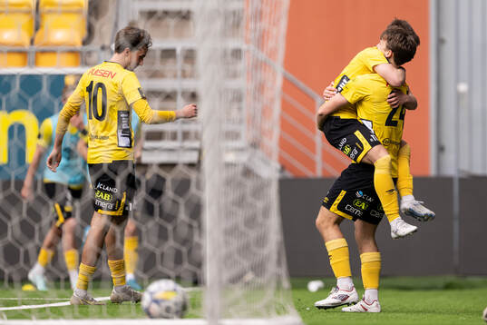 Elfsborgs spelare jublar