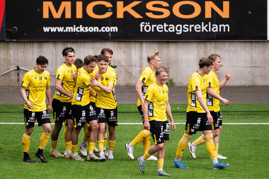 Elfsborgs spelare jublar
