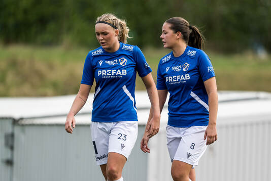 Halmstads Nora Hultgren och Sanna Karlsson