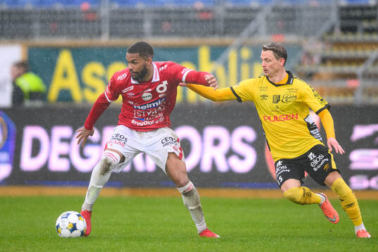 Degerfors Leon Hien och Elfsborgs Simon Hedlund