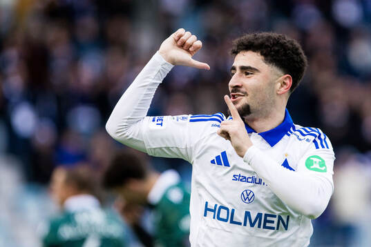 IFK Norrköpings Ismet Lushaku jublar efter 3-0